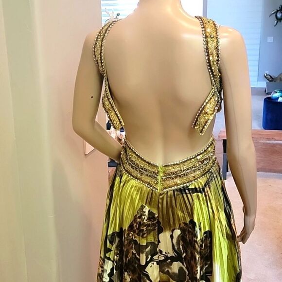 Jovani evening dress size 2 pleated, sexy cut out sides and  softly padd… - Picture 6 of 16